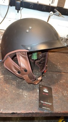 VCOROS Motorcycle Half Helmet Sun Visor Quick Release Buckle DOT Approved ,NIB