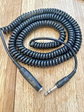 Coiled Cord Audio Jack Male To Female Extension Approx 20 Ft.  Free Shipping