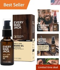 Luxurious Beard Oil for Men - Hydrates Softens with Vanilla Cedar Essence
