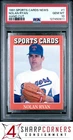 1991 ALLAN KAYE'S SPORTS CARDS NEWS MAGAZINE HAND CUT #1 NOLAN RYAN HOF PSA 10