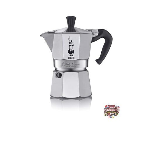Bialetti Moka Express 3 Tassen Kochfeld Kaffeemaschine Espressomaschine Und-image
