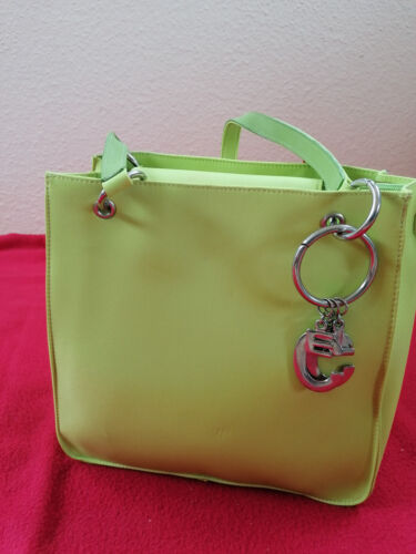 Handtasche Damen Umhängetasche Bag Damentasche neongrün grün Henkeltasche - Bild 8 von 14