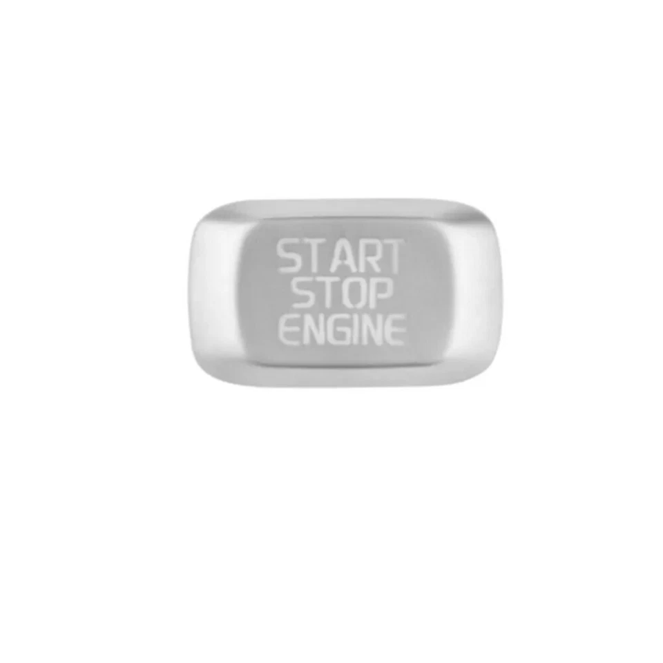 Silver Engine Start Stop Switch Button Cover For Volvo S60 S80 XC60 XC70 V60 - Image 2 of 4