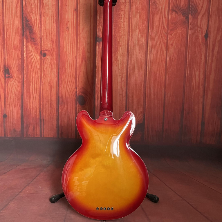 Custom 335 Electric Bass Guitar 5strings Semi Hollow Body CS Free
