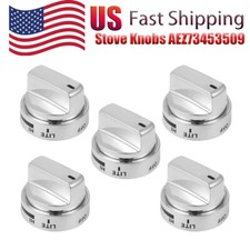 5 Pack LG  Kenmore Compatible Stove Knobs AEZ73453509 Burner Control Knobs