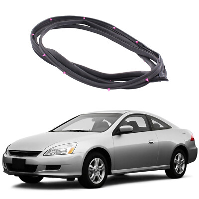 #ad Rubber For 2003 2007 Honda Accord Front Left Door Seal Weather Strip Replacement $23.99