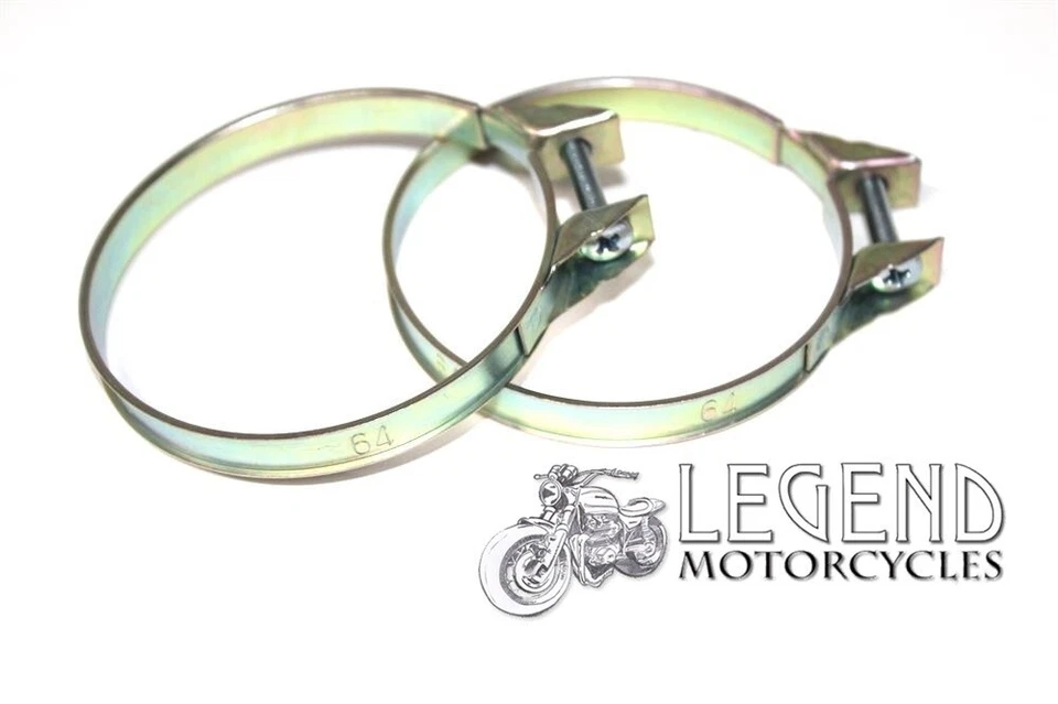 2 abrazaderas de goma genuinas para caja de aire Suzuki T500 GT500 09402-64203