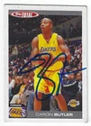 CARON BUTLER LOS ANGELES LAKERS SIGNED CARD WIZARDS HEAT CLIPPERS MAVERICKS KING