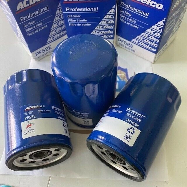 AC Delco GM PF52E Engine Oil Filter Set of 3 for Chevy GMC Buick Olds Pontiac - Image 4 of 4