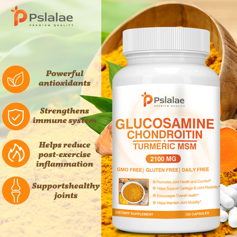 Glucosamine Chondroitin Turmeric MSM 2100mg Triple Strength Joint