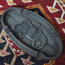 Antique 1925 Tractor Hscs Robuste Village History Agriculture Machine Tray Dish