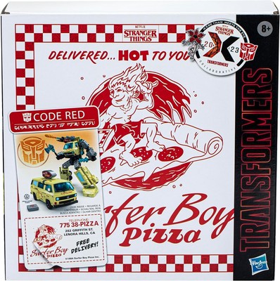 Transformers x Stranger Things Collaborative 2023 - Code rote Actionfigur