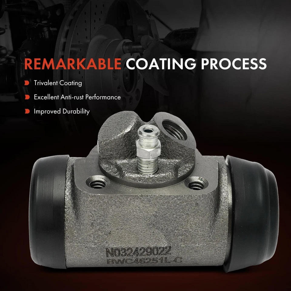 Cilindro de rueda de freno de tambor delantero izquierdo izquierdo lado del conductor para AMC American 1964-1965 Foto 3 de 4