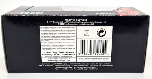 Corgi 1/36 Lotus Esprit Submarine James Bond 007 Spy Who Loved Me Model Car - Picture 7 of 7