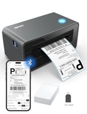 iDPRT Bluetooth Thermal Label Printer, 4x6 Shipping Label Printer, Support Windo