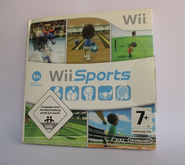 Wii Sports Game Nintendo Wii Cardboard Sleeve Pal (tested) eBay