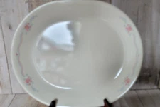 Corelle Platter English Breakfast Corning 12 X 10 Oval Vintage USA Sandstone