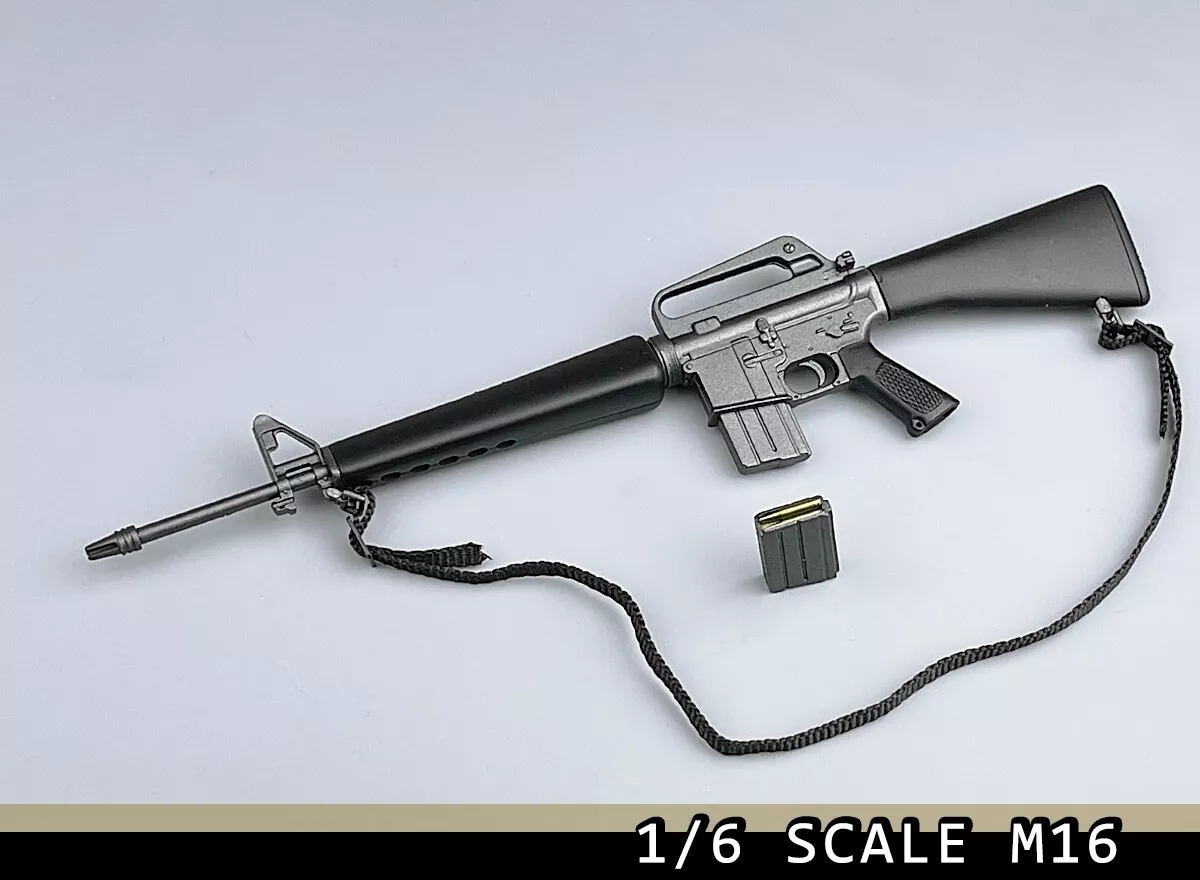 1 6 WWII M16 Gun Rifle Weapon Model For 12