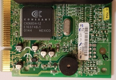 Diamond Multimedia 23540028-004 Conexant CX06834 PCI Modemkarte RETRO 1999.