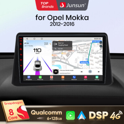 DAB+ Android13 Autoradio Navi WIFI CarPlay 6G+128GB Für Opel Mokka X 2012-2016 