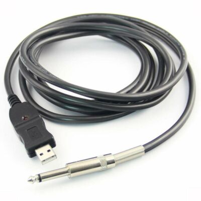 USB PC/MAC LINK KABEL ADAPTER FÜR AUFNAHME FÜR FENDER STRATOCASTER GITARRE