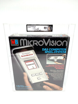 MB Microvision  ''Computer Spiel System'' Console RGS GRADED 80 NM NEW! Very Rare