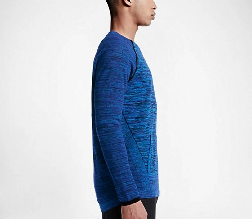 nike tech knit blue