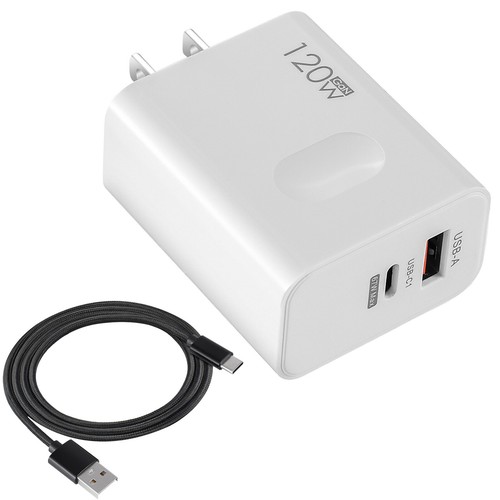 USB Charger Plug QC3.0 Fast Charging USB 120W Power Adapter Wide Voltage Charger - Picture 22 of 23