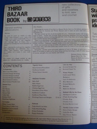 Patons 3rd Bazaar Book 40+ Ideas for Gifts & Novelties Knitting Pattern Book 156 - Picture 2 of 3