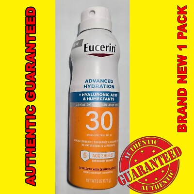 Eucerin Sun Advanced Hydration Sunscreen Spray, SPF 30 NEW