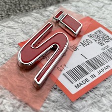 Genuine Oem Silverred Si Emblem For Honda Civic 2dr 4dr Trunk Rear Jdm Badge Genuine Oem Silverred Si Emblem For Honda Civic 2dr 4dr Trunk Rear Jdm Badge