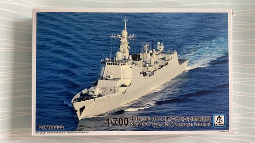 S-Model PS700050 1/700 PLA Navy Type 052C Destroyer Lanzhou Plastic Model Kit - Picture 2 of 3