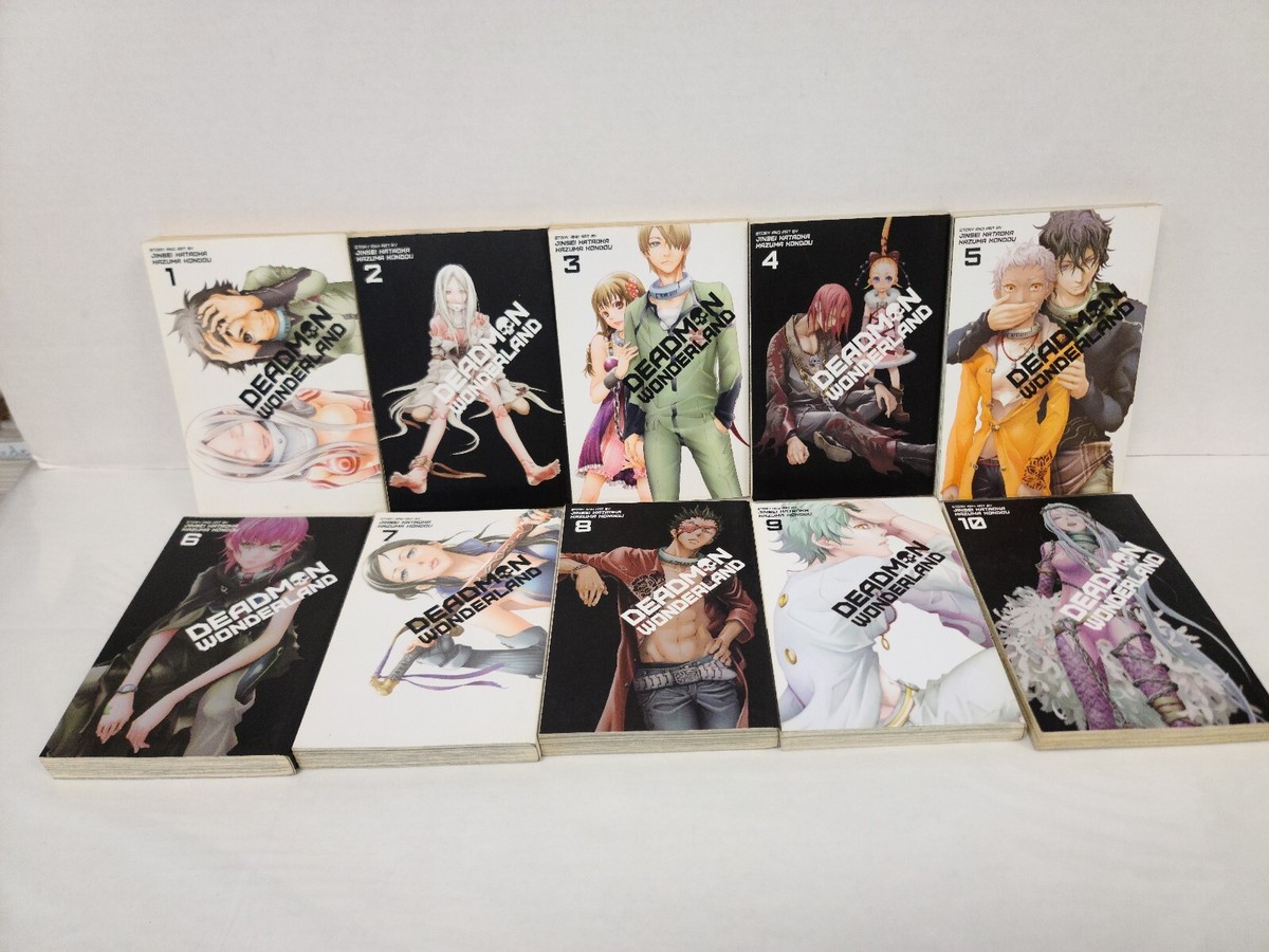 Deadman Wonderland Vol 1 - 10 | English | 1st Print Manga | Viz