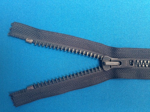 ZIP CLOSED ENDED YKK NAVY 40CM 15.5" 8 WEIGHT METAL SLIDER CHUNKY HEAVY DUTY - Picture 8 of 12