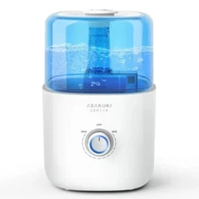 ASAKUKI 3L Ultrasonic Cool Mist  Top Fill Humidifier for Bedroom Ultra Quiet