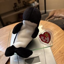 Ty Beanie Babies Waves the Orca Whale Plush Toys - 4084