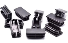 Rectangle End Cap Plugs  2” x 1” Tube Inserts  Rectangular Pipe Caps