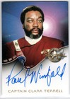 Star Trek Cinema 2000 A17 Paul Winfield Captain Terrell Dathon Darmok Autograph