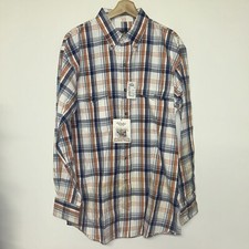 Vintage 1990 s Walls Ranch Wear Button Up Shirt, Deadstock NWT, Size Medium