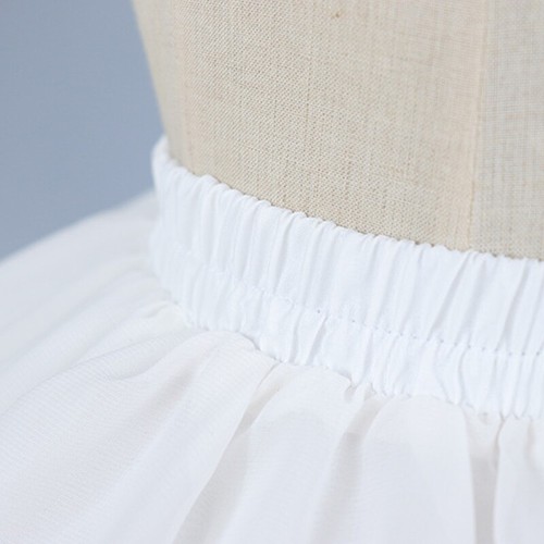 Women Crinoline Petticoat Cage 2-Hoop Skirt Short Slips for Wedding Bridal Dress - Picture 6 of 8