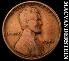 1923-S Lincoln Wheat Cent- Semi Key Better Date No Reserve #J5477