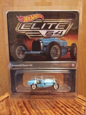 NEW IN BOX - HOT WHEELS COLLECTORS ELITE 64 BUGATTI TYPE 59 HNJ62