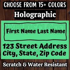 50 RETURN ADDRESS MAILING LABELS 2.25"×1.25 ENVELOPE STICKERS INVITATION CARD