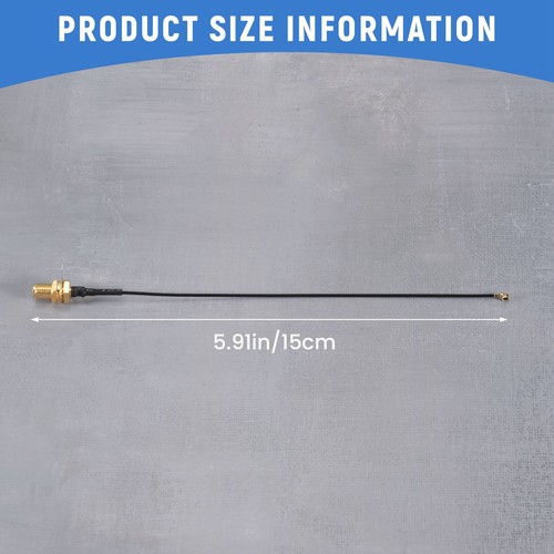 2X(5Er Stecker Antenne WiFi Pigtail SMA Buchse auf IPX VerläNgerungskabel 15868 - Afbeelding 7 van 7