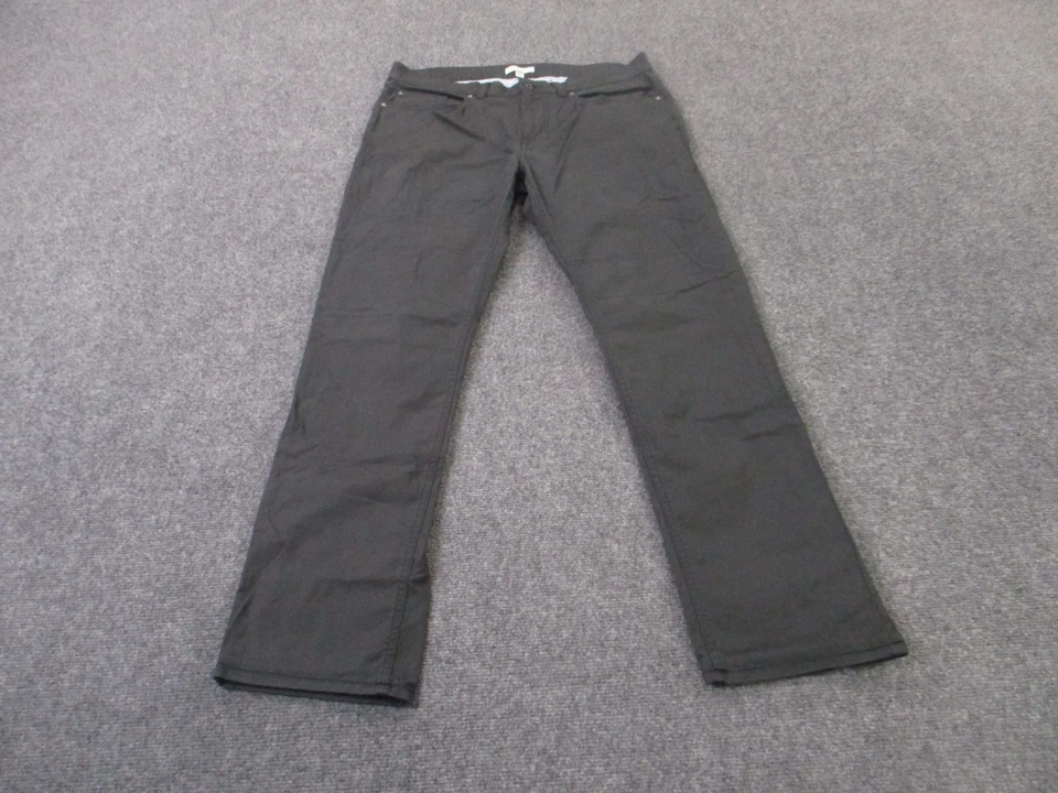 Pantalones Peter Millar Para Hombres 34 Gris Recto Preppy Golf Chino Negocios Informales Deporte Foto 2 de 4