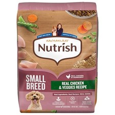 Rachael Ray Nutrish Real Chicken  Veggies Dry Dog Food for Small Breeds, 13 lb