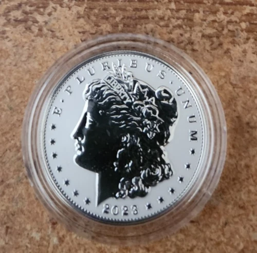 2023 s reverse proof Morgan dollar in original capsule