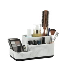 Toothbrush Holder Organizer - Multi-Functional Bathroom Storage for Makeup, S...