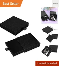 2 Pack Jewelry Gift Boxes Cardboard Jewelry Boxes, 2.9x3.1x0.7Inch Small Gift...