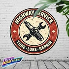 Gas And Oil Garage Reproduction Vintage Metal Tin Sign